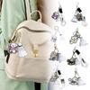 Badminton Pendant Acrylic Key Rings Decoration Bag Cartoon Dog Badminton Key Chain Small Keychain Hanging Pendants