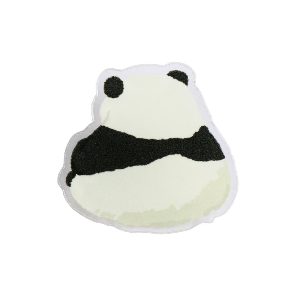 Lovely Panda Acrylic Panda Pin Bear Cute Flower Panda Brooch Cartoon Breastpin Animal Badge Skirts
