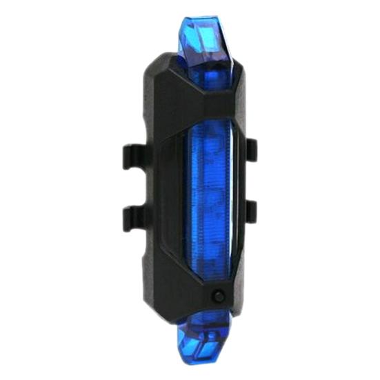 MTB Bicycle USB Rechargeable Bike Rear Lamp Safety Cycling Warning Tail Light