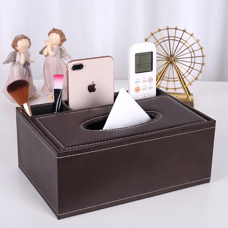 Premium Leather Multi-functional Tissue Box