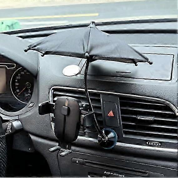 Magnetic Phone Umbrella for Sun, 360 Rotation Phone Umbrella for Sun, Foldable Portable, Reduce Phone Overheating and Phones Anti-Glare