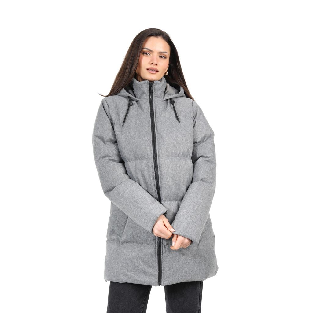 Brave Soul Womens/Ladies Padded Long Length Hooded Jacket