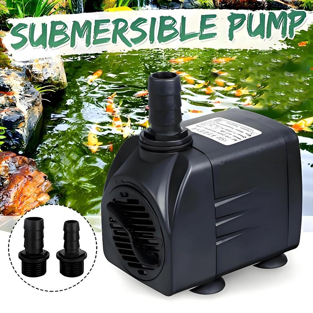 Black Fountain Pump Submersible Ponds Fountains Durable Submersible Water Pump  Fish Pond Aquarium
