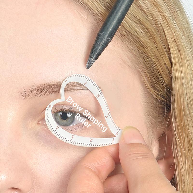 1 ks pravítko pro mapování obočí tvarovací pravítko na obočí rychlé kreslení za 1 minutu design obočí snadný nástroj mikroblading permanentní make-up šablony