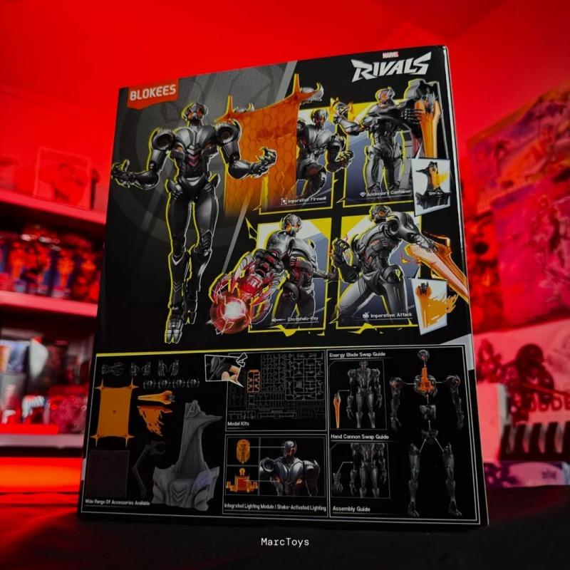 Blokees Legend Series Light Up Mecha Model Kit 20cm Led Glowing Action Figure Building Block Collectible Toy Gift For Fans