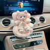 Bezpečnostní autosedačka pro panenku kreslený model židle pro Labubu Dekorace výstupu autosedačky pro panenku Labubu Styling interiéru auta