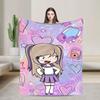 Lyna Vallejos Warm Blanket Airplane Travel Plush Bedding Throws Fashion Couch Chair Flannel Bedspread Sofa Bed Cover