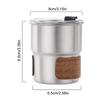 300ml Stainless Steel Coffee Camping Mug with Lid Portable Heat Resistant for Outdoor Picnic Camping Fishing Bottles Coffee Cups