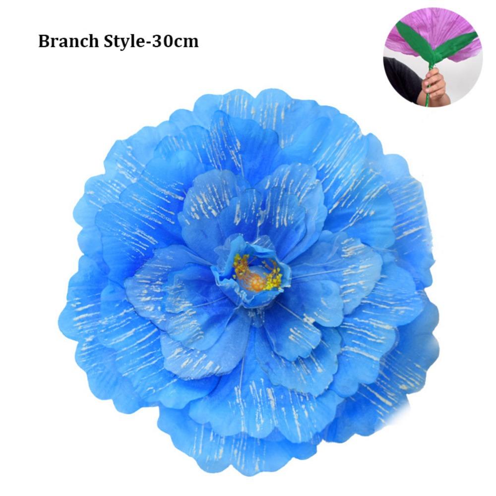 17/20/30/40/50cm Pfingstrosenblumen-Tanz-Requisiten Stoff Kreative Aufführung Kindergarten-Tanzaufführung Bunt