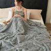 Plush Soft Fleece Blanket Thick Warm Bed Blanket Travel Blanket Sofa Blanket  Home Use