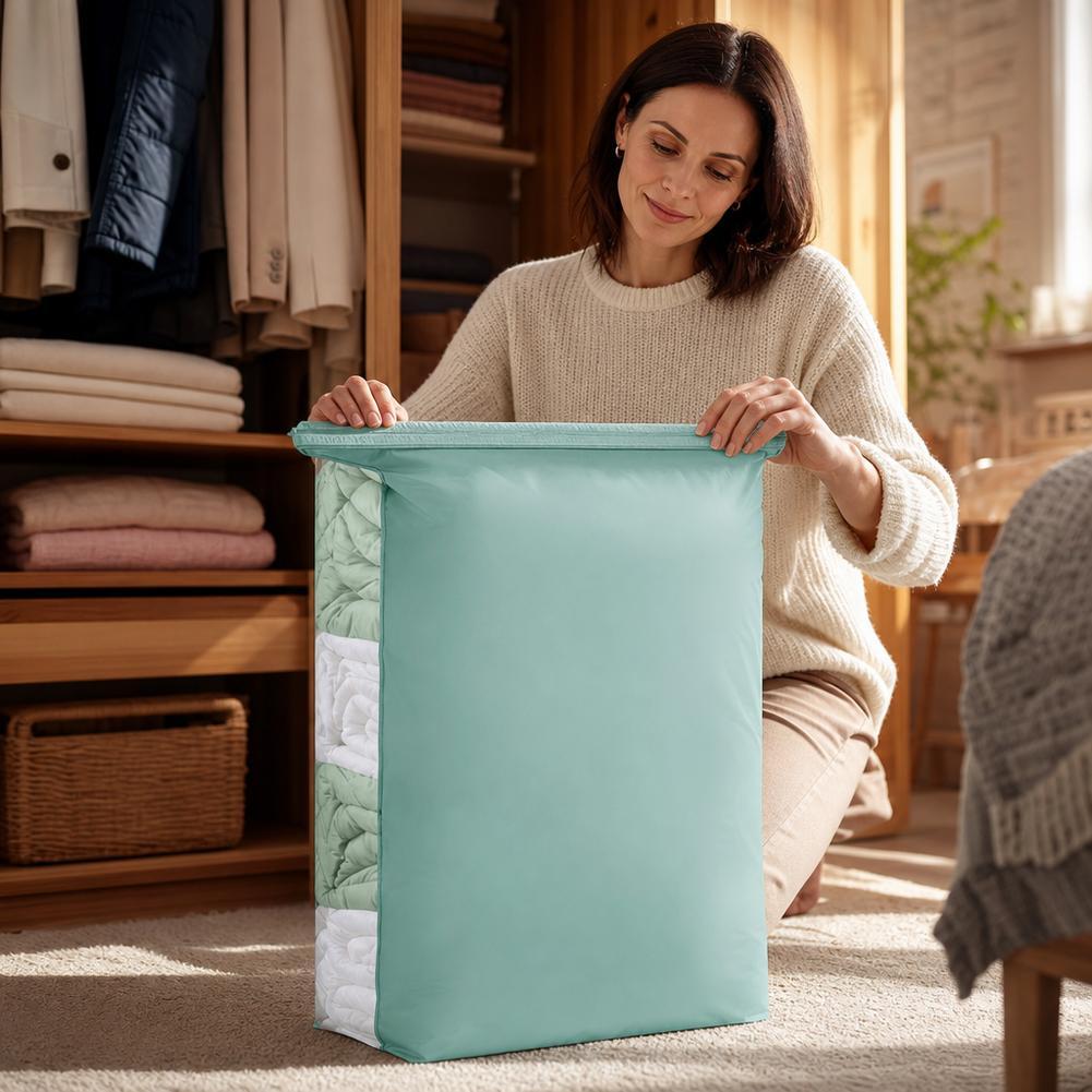 Vacuum Storage Compression Bag Space Saving Organizer Airtight Reusable Storage Bag For Quilt Down Jacket Clothes Dust Moisture
