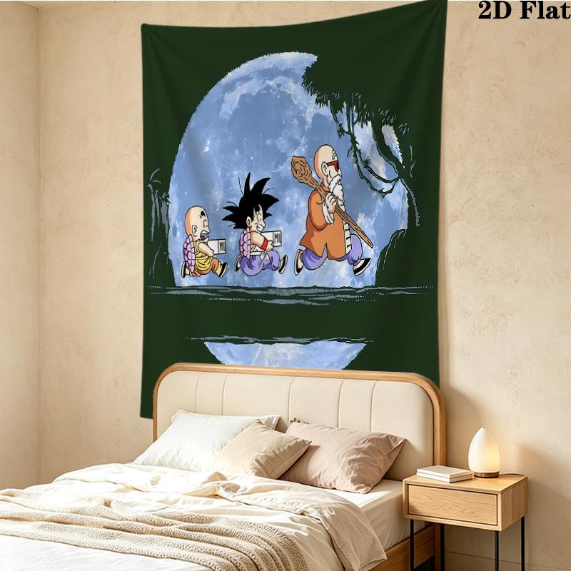 Dragon Ball Super Wall Tapestry Aesthetic Wall Hanging Printed Fabric Blanket Decorative Tapestries For Bedroom Living Room Home Decor