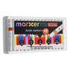 48-Color Washable Acrylic Marker Set with Soft Tips - Non-Bleeding, Stackable for Elementary Art Use