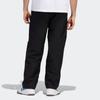 adidas Originals Solid Color Mid Waist Loose Straight Leg Casual Pants Men Bottoms Black HK9889