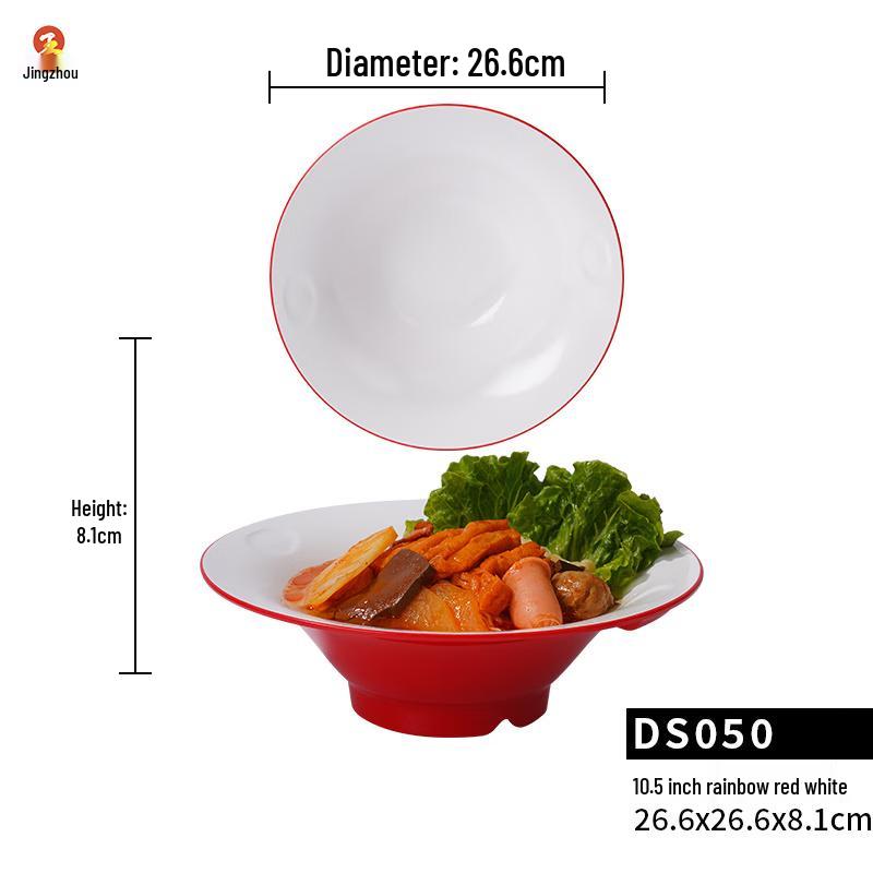 Commercial Melamine Soup & Noodle Bowls (5-Pack) Small