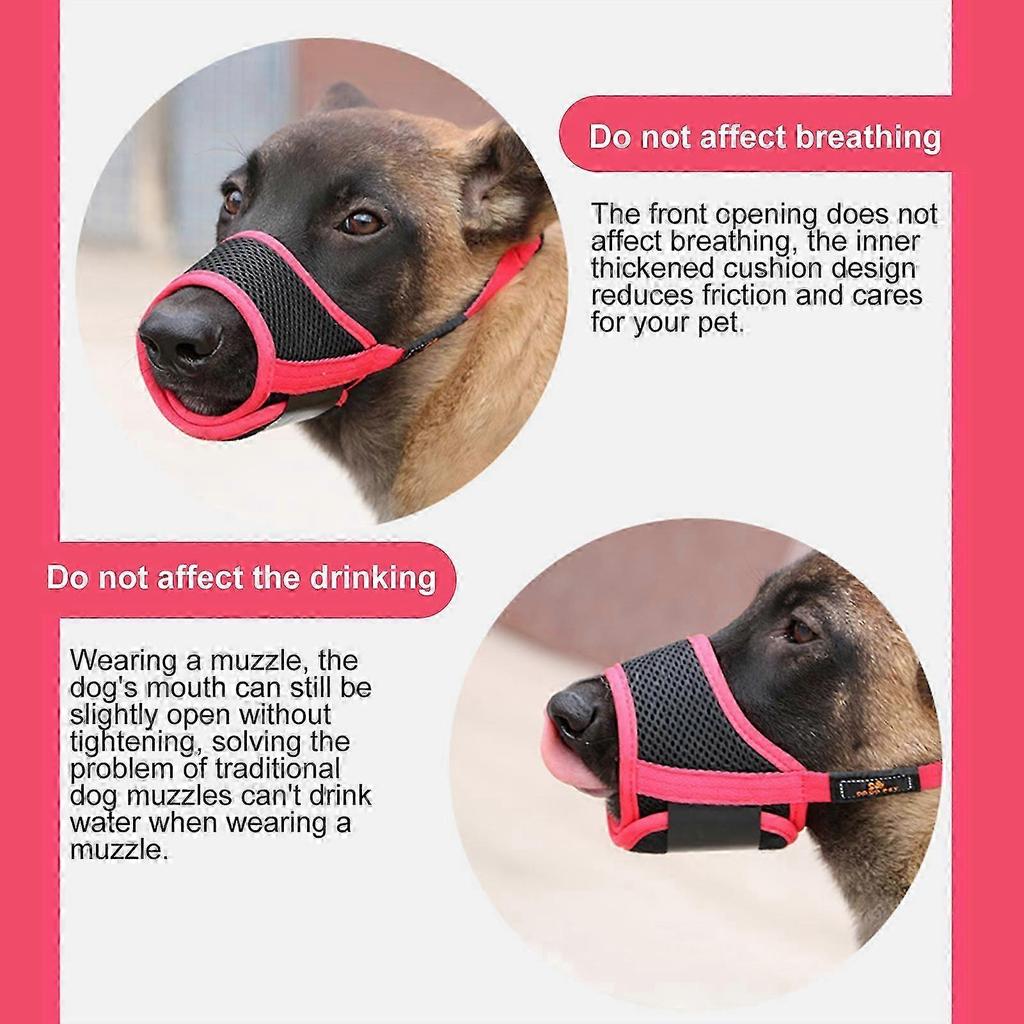 2025 Latest Model Bite Anti Misuse Mouth Cover Waterproof Stop Barker Breathable