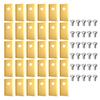 Yousheng 12/30Pcs Stainless Steel Lawnmower Blade for Worx Landroid Heavy Duty Universal Robot Lawn Mower Replacement Blade with Mounting Screws