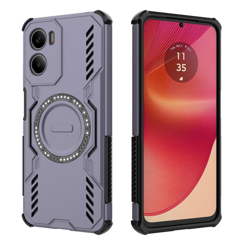For Motorola Moto G05 Case Moto G05 4G Cover Heat Dissipation Magnetic Wireless Charging Protective Back Phone Cases On Moto G05