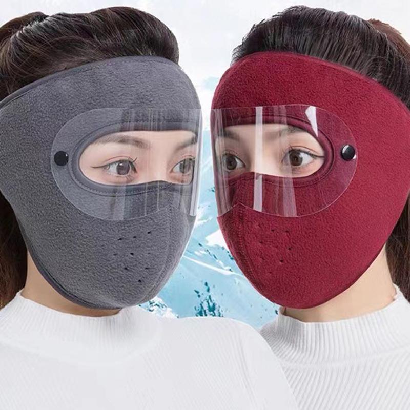 Winter Warm Mask For Women Thick Neck Protection Earmuffs Riding Windproof Cold And Frostproof
