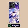 HSR Robin Glass MagSafe Mobile Phone Case for iPhone 17 16 15 14 13 12 11 Air Pro Max Plus Mini Colorful Cover