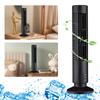 LED Tower Fan Bladeless Cooling Fan 90 Degree Stand Up Tower Fans 2 Speed Portable USB Electric Desk Fan for Home Bedroom Office