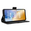 For ZTE Blade A56 Leather Case Phone Wallet Cover with Multiple Card Slots