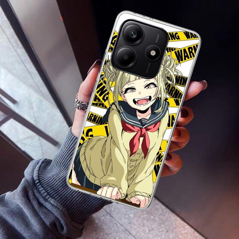 Himiko Toga My Hero Phone Case For Xiaomi Redmi Note 10 11 12 13 14 15 Pro Plus 11S 12S 14S 11T 11E 10S Soft TPU Back Cover Redm