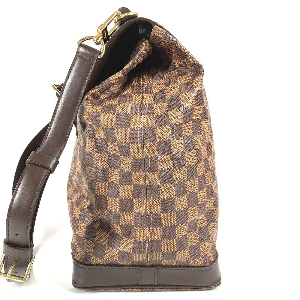 Louis Vuitton N41120 Damier West End GM Hand Bag Shoulder Bag Ebene Brown