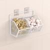 Storage Rack Wall Mounted Organizer with 360° Ventilation And Compartments Design Storage Basket for Kitchen