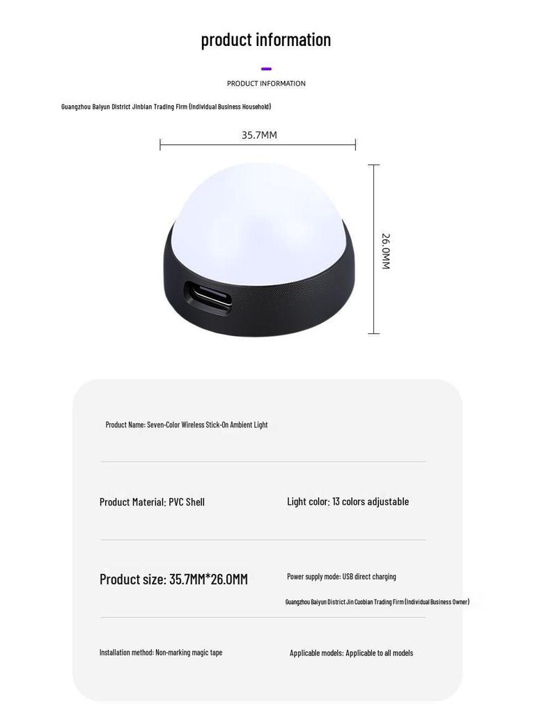 Car USB LED Starlight Interior Atmosphere Light with Remote Control