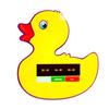 Termômetro portátil em forma de pato, cartão de almofada, medidor de temperatura da água para banho infantil