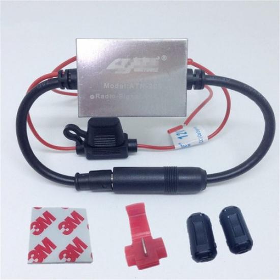 Универсальный автомобильный радиоприемник FM-сигнал Усилитель Антенна с защитой от помех Усилитель