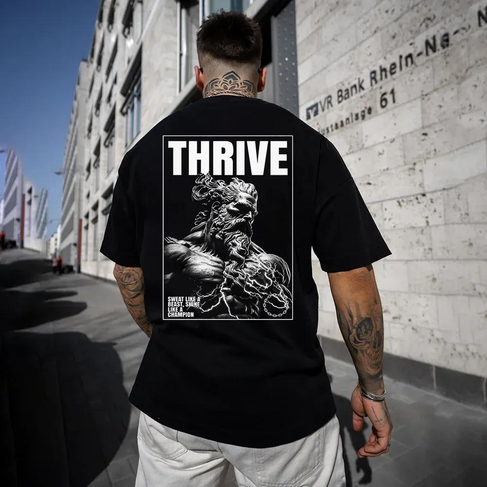 

Greek Statue Pure Cotton TShirt Streetwear Athletic Fit Men Fitness Muscle Black Color - Men s Summer Cotton Graphic Tee S разноцветный
