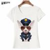 Welsh Corgi Officer Print T Shirt Summer Cute Women T Shirt Pit Bull Terrier Panda