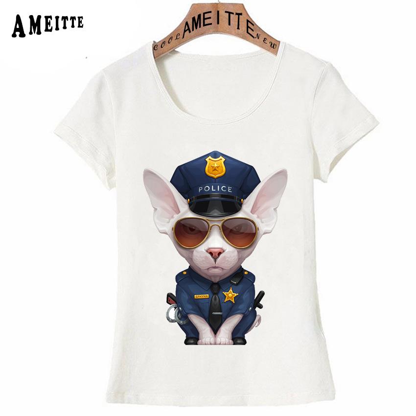 Welsh Corgi Officer Print T Shirt Summer Cute Women T Shirt Pit Bull Terrier Panda