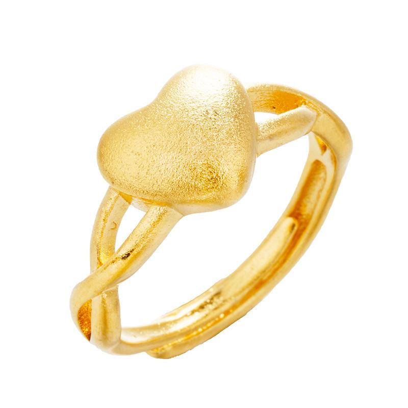 Vietnamese Sand Retro Love Ring Women's Accessories Heart Ring