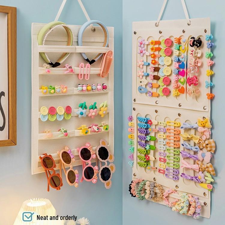 Minimalist Hanging Jewelry and Headwear Organizer Bag