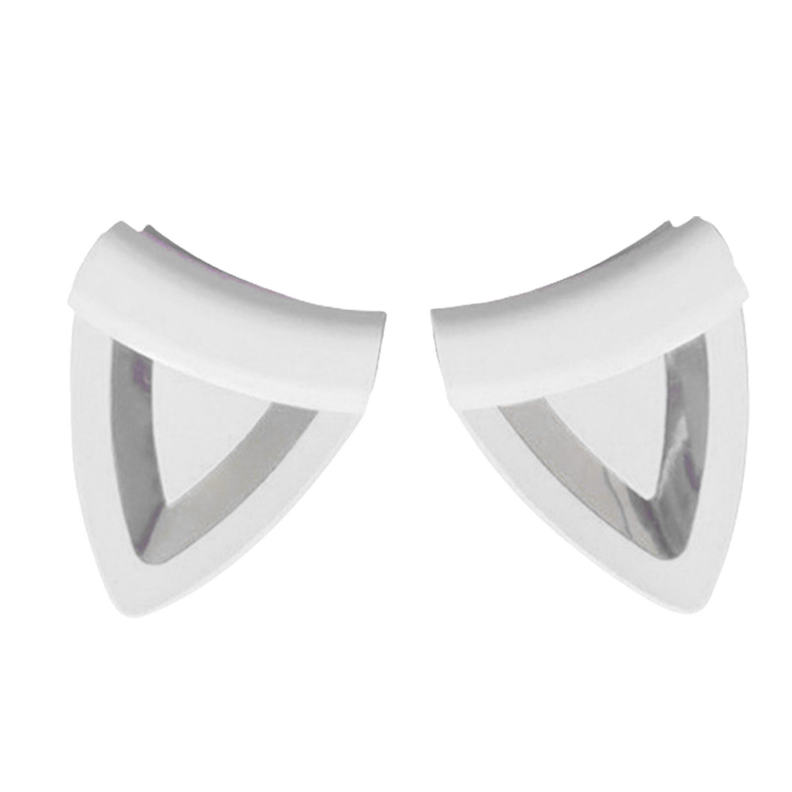 

Милые украшения в виде кошачьих ушек из силикона, силиконовые насадки, идеально подходящие для персонализации наушников с оголовьем, уникальный вид белый