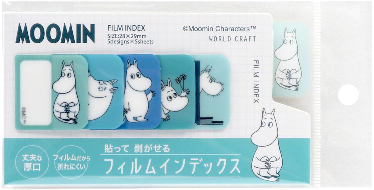 

World Craft Moomin Индексная наклейка Пленка MOID-101 синий