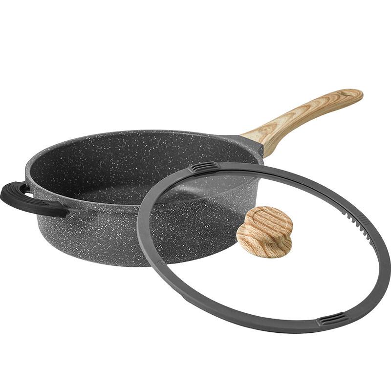 

Xiao Cai Ya Maifan Stone Non-stick Wok and Fry Pan with Steamer