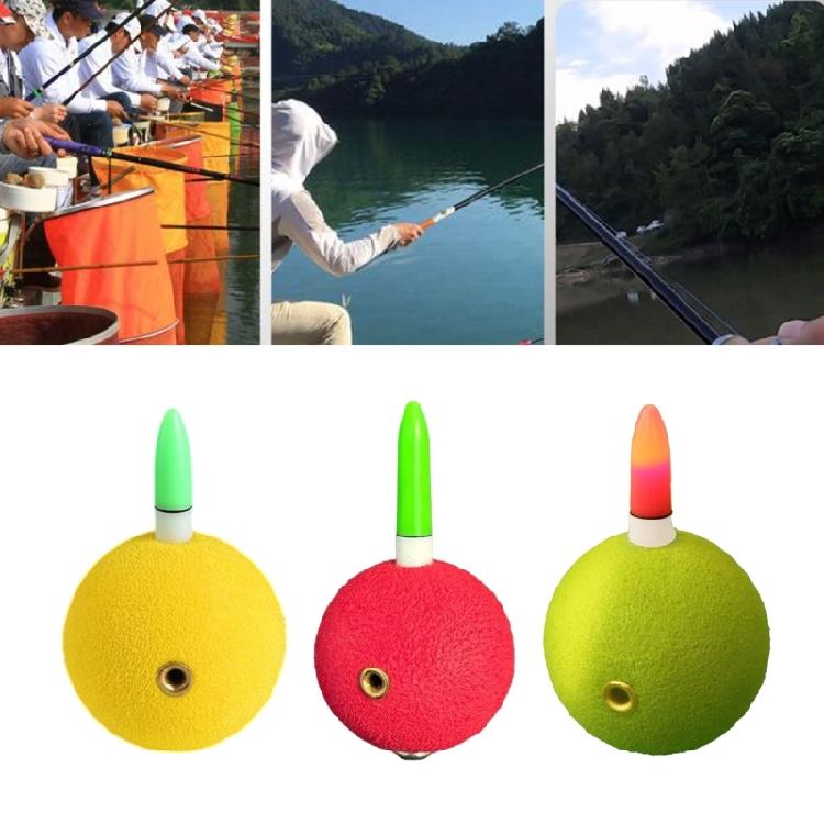 Lighted Bobbers EVA Spherical Fish Float Portable Fishing Float and Bobbers for Saltwater Buoyancy Float
