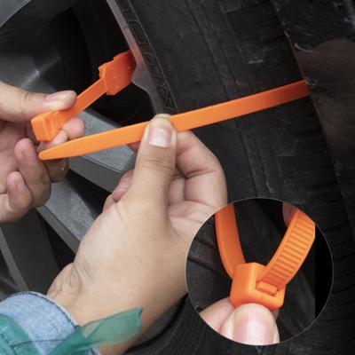 Yousheng 10Pcs Universal Anti-Skid Snow Tire Chains Easy Install Reusable Anti Snow Chains Ice-Breaking Traction Cables for Cars SUVs Trucks Strong