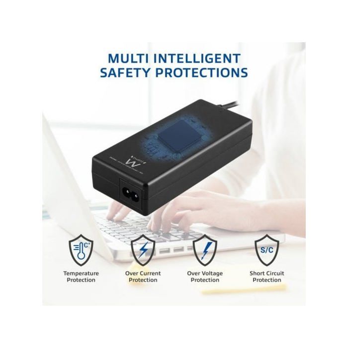 Chargeur Ewent Ew3898 Pour Ordinateur Portable HP 65W