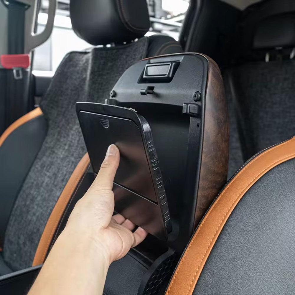 1pcs Armrest Hidden Bins For Ford Ranger 23Ranger Model Organizer Tray For Center Console Storage Box Handrail Box Partition ABS