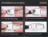 Lincoln Key Fob Shell: Aviator, Navigator, MKZ, Voyager, Continental, Adventurer