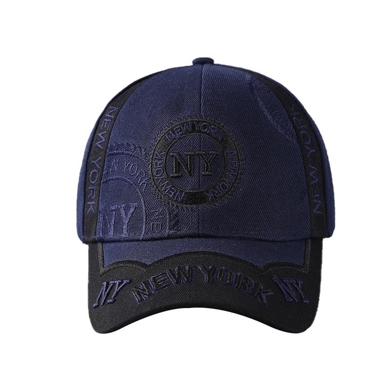 D Embroidery Letter Hard Top Baseball Cap Male and Female Couples Casual Shade Cap Fishing Hat