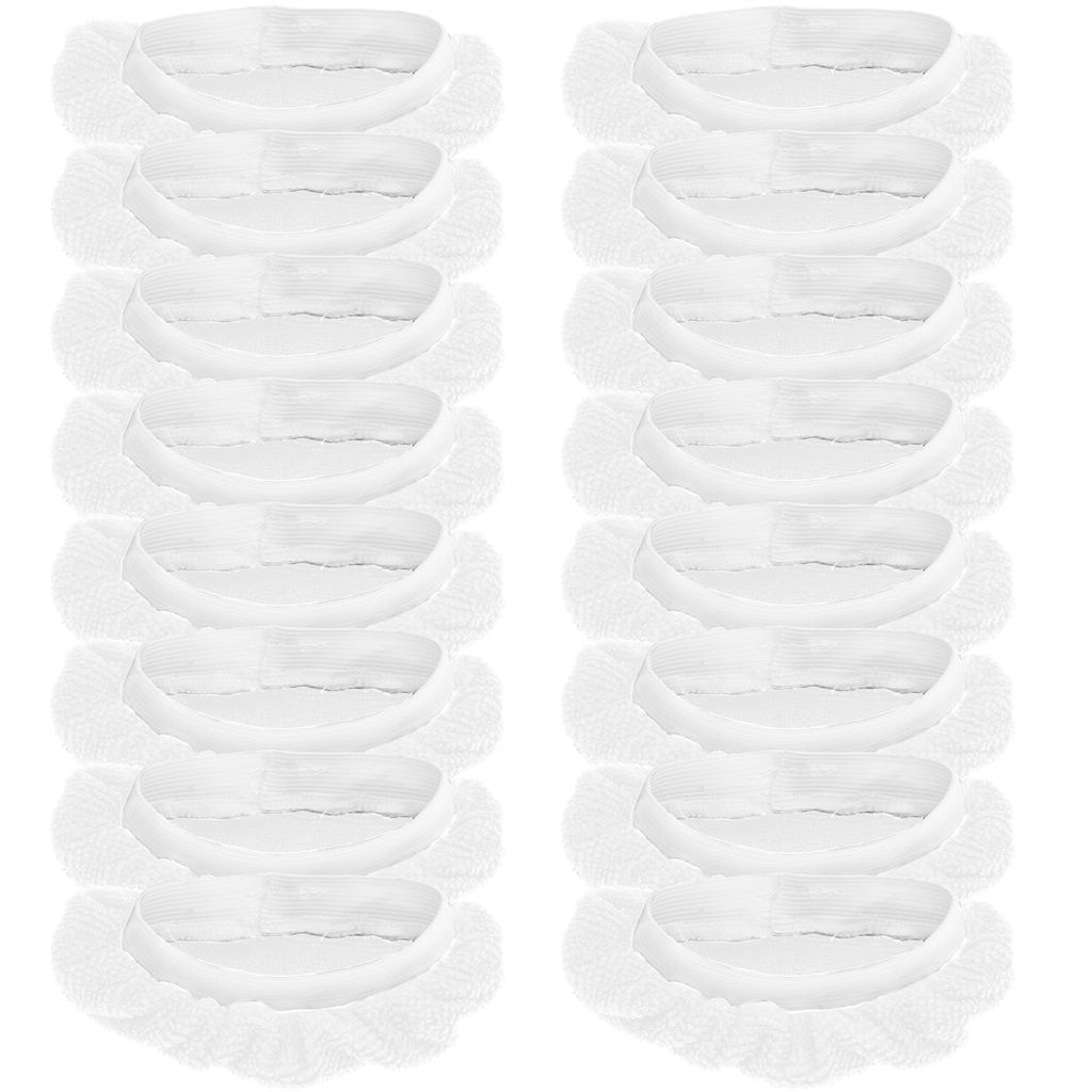 16PCS Steam Mop Pads Replacement Microfiber Mop Pads Washable Reusable Steam Cloth Accessories for Handheld Steam Cleaner Home