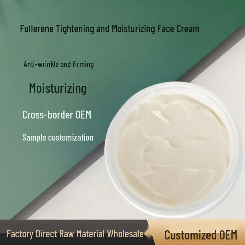 Fullerene Rejuvenating Face Cream for Delicate Skin: Firming, Moisturizing, Pore-Minimizing High-End Skincare. 100g