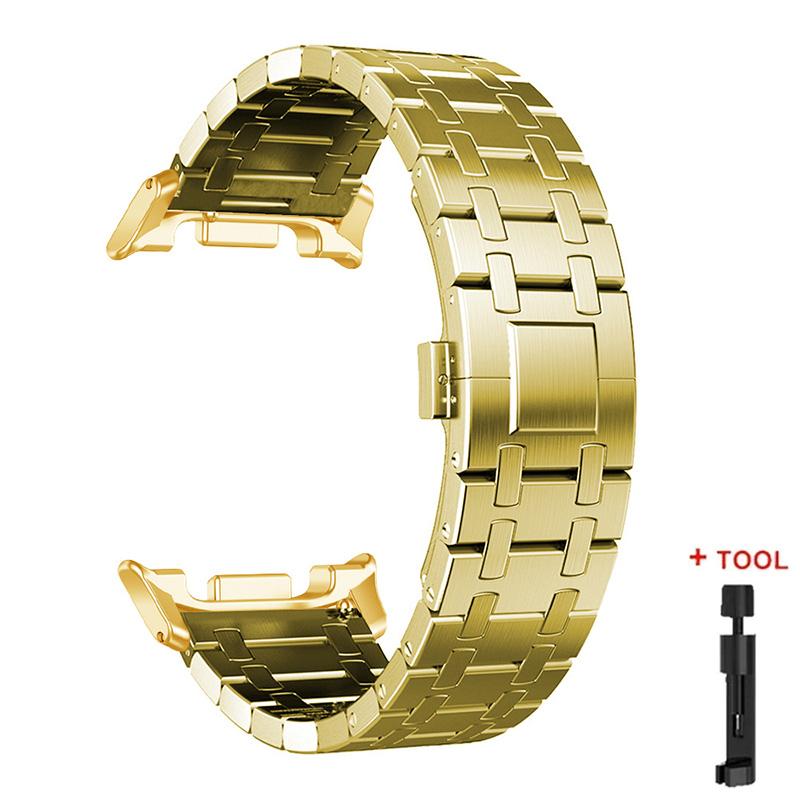 Stainless Steel Strap For Samsung Galaxy Watch 8 40 44mm/8 Classic 46mm Bracelet For Galaxy Watch 7 Ultra 2026 47mm Luxury Band