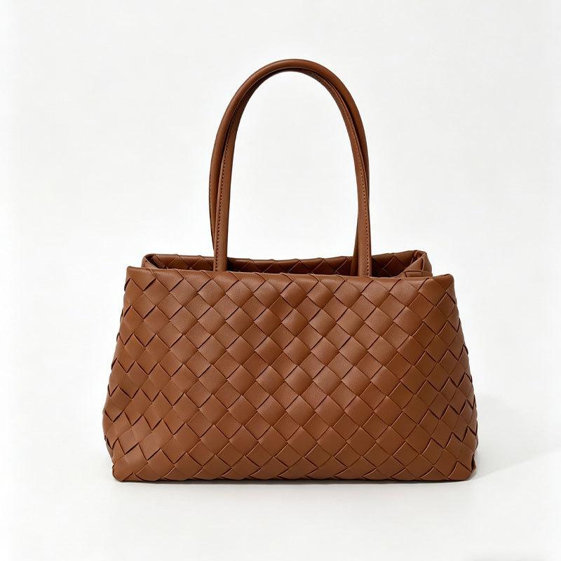 Tote Bag, Hand Woven Vegetable Basket Bag, Fashionable and Simple Shoulder Bag, Women's Large Capacity Commuting Handbag